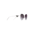 Prada Sunglasses with Triangle Logo Gradient Smoky Gray Lenses