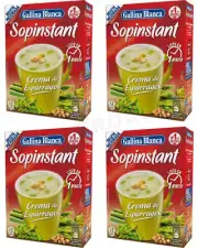 4 GALLINA BLANCA Instant Creamy Asparagus Soup with Croutons (12 servings)