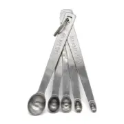 Fermentaholics Mini Measuring Spoons 5-Piece Set - Stainless Steel Spoons