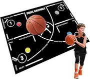 Footstep Training Mat – 120x86cm Portable Non-Slip Blanket | Regular Training System, Silent Practice Equipment For Kids & Adults, Improves Speed, Coordination & Agility For Sports & Fitness