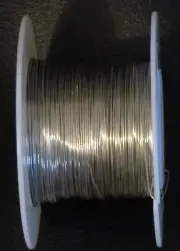 26 Gauge SILVER WIRE, Craft Beading Jewelry, 105 Feet Per Spool