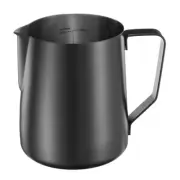 Milk Frothing Pitcher, 31oz / 900ml Milk Frother Cup, Black