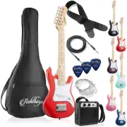 30" Beginner Electric Guitar & Amplifier, Kid's Starter Bundle Kit with Gig Bag