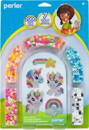 2 Pack Perler Fused Bead Activity Kit-Unicorn Arch 80-63055