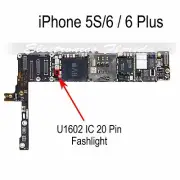 IC U1602 Camera Flashlight Control 64A1 20 Pin for iPhone 5S/6/6 Plus b590