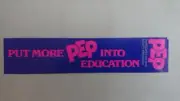 Retro Sticker - PEP Participation and Equity Program - Education