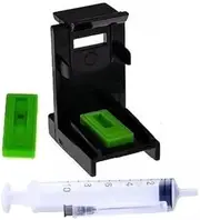 Ink Refill Cartridge Clip Rubber Pads Syringe Tool Kit Clamp Compatible with HP 46 64 67 305 124 124XL 305XL 67XL 805XL 62XL 303XL (Color : C)