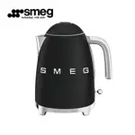 【SMEG】義大利大容量 1.7L電熱水壺-消光黑_KLF03BLMUS