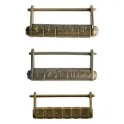 Oriental Password Lock Decorative Chinese Characters Combination Padlock