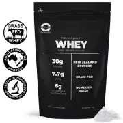 5KG 100% NZ WHEY PROTEIN ISOLATE UNFLAVOURED - GRASS-FED WPI 5 x 1KG