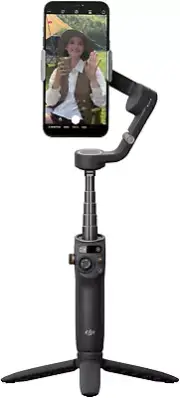 DJI Osmo Mobile 6 Gimbal Stabilizer for Smartphones, 3-Axis Phone Gimbal, Built-
