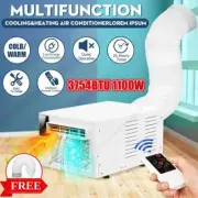 1100W Window Desk Refrigerated Air Conditioner Cooling Heater W/ Timer Remote