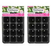 6 Pcs Propagation Nursery Seedling Tray Reusable 12 Hole Plant Seeds Growing Pod