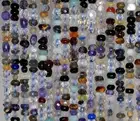 4X2MM GALA MIX QUARTZ GEMSTONE SMOOTH FACETED RONDELLE LOOSE BEADS 15.5"