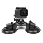 Triple Suction Cup for GoPro HERO 13/12/11/10/9/8/7/6/5/4/3/MAX/Session
