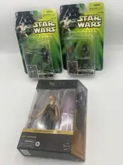 2021 Star Wars Jar Jar Binks Phantom Menace + Vintage Jango Fett & Zam Wesell