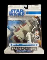 Star Wars Transformers Crossovers Clone Pilot To V-19 Torrent Starfighter (2008)