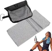 Golf Towel | Breathable Travel Towel Absorbing - Quick-Drying, with Portable Mesh Bag for Women Men Sports Gym Running