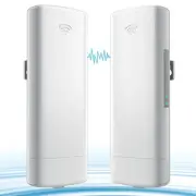 Wireless Bridge, 5.8G 100Mbps Point to Point WiFi Bridge Outdoor,1.8 Mile Tra...
