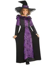 Victorian Witch Halloween Girls Costume