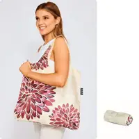 在飛比找momo購物網優惠-【ENVIROSAX】折疊環保購物袋─東方印象 大菊