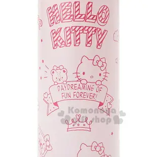 小禮堂 Hello Kitty 彈蓋不鏽鋼保溫瓶附斜背水壺袋《粉紫.插圖》470ml.隨身瓶.水瓶