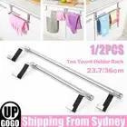 Hanger Hook Over Door Tea Towel Holder Rack Kitchen Bathroom Rail Cupboard New A