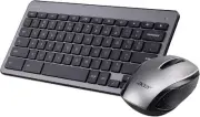 Acer Wireless Keyboard & Mouse Bundle: Includes RF Optical Gray