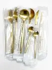Modern Matte Gold Silverware Set 24-Piece Stainless Steel