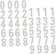 HOLIDYOYO Mailbox Numbers Stickers Adhesive Reflective Number Signs for Outdoor White Bin Decal