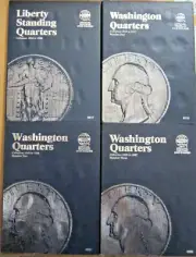 4 - Whitman Folders for Quarters 9017,9018,9031,&9040. years 1916-1987