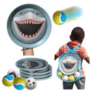Shark Game Ball and Catch Set for Kids w/ 4 Paddles - Toddler Toss and Catch ...