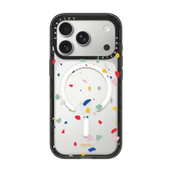 iPhone 17 Pro Impact Case MagSafe Compatible Colorful Granite by Poketo