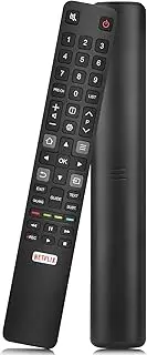 Universal Remote Control RC802N for TCL FFALCON LED 4K UHD HDR Smart Android TVs, Replacement Remote with Netflix Shortcut Key