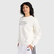 Coney Island Knockout Graphic Crew Sweatshirt - Cream