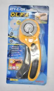 Olfa RTY-2/DX Rotary Cutter Compass Tool Ergonomic Stainless Steel Blade