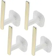 Garneck 4pcs Adhesive Curtain Tieback Hooks Self Adhesive Wall Hooks for Organizing Kitchen Utensils Drapery Heavy Duty Curtain Holdbacks Easy to Install Space Saving