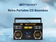 Emerson EPB-3004 Retro Portable CD Boombox with AM/FM Radio, Black