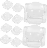 Healifty 50pcs Led Lamp Lens Replacement Optics for SMD Light Beads Light Accessory for Home and Commercial Use