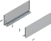 Blum 16" Legrabox Drawer System C Height, 7", 125lb Capacity, Orion Grey 770C400