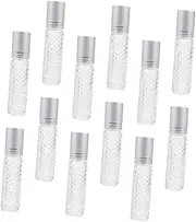 HONITANO 12pcs Non- Roller Bottles for Essential Oils Dispenser Leak Design for Travel Perfume Aromatherapy Use