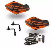 Powermadd Sentinel Handguards Guards Tri Mount Kit Orange Scrambler Hawkeye