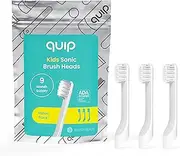 quip Sonic Toothbrush Replacement Heads for Kids - 3 Pack - Verified quip Small Brush Head Refills for Electric Toothbrushes - Soft Bristles, Compact & Flexible - Last 3 Months Each