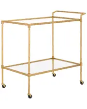 Safavieh Couture Isabellina Metal & Glass Bar Cart