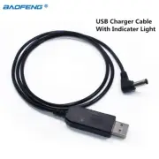 Original USB Charger Cable for Baofeng UV-5R UV-82 UV-9R Plus UV-F8 2-Way Radio