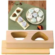 YAMACO Rice Ball ONIGIRI Maker Triangle Mold 2 Holes type Cypress Made In Japan
