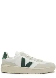 Veja V-90 Panelled Leather Sneakers - White - 42 (IT42 / UK8) 42 (IT42 / UK8)