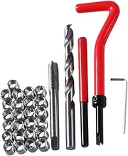 Anneome 30pcs Thread Repair Kit Stripped Thread Recoil Tool for Car and Engine Repair Convenient Wire Insert Kit Durable and Practical