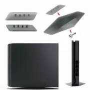 Transparent Console Vertical Stand Base Heat Dissipation Dock For PS4 Slim/LOVE