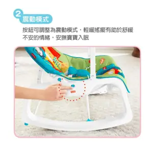 【馨BABY】奇哥 Fisher-Price 費雪 可愛動物震動安撫躺椅 費雪搖椅 費雪躺椅 搖椅 躺椅